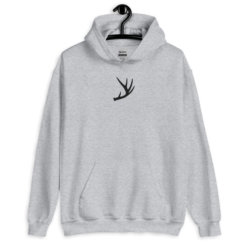 Whitetail Antler Embroidered Unisex Hoodie - Image 13