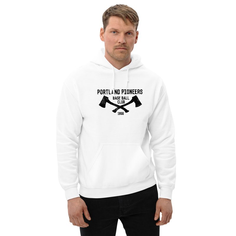 Portland Pioneers Baseball Club 1866 Unisex Hoodie - Image 4