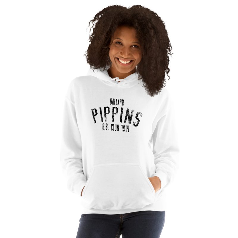 Ballard Pippins Baseball Club 1914 Unisex Hoodie - Image 2