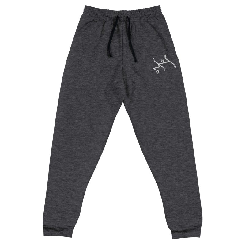 Aircooled Stick Shift Diagram Embroidered Unisex Joggers - Image 8