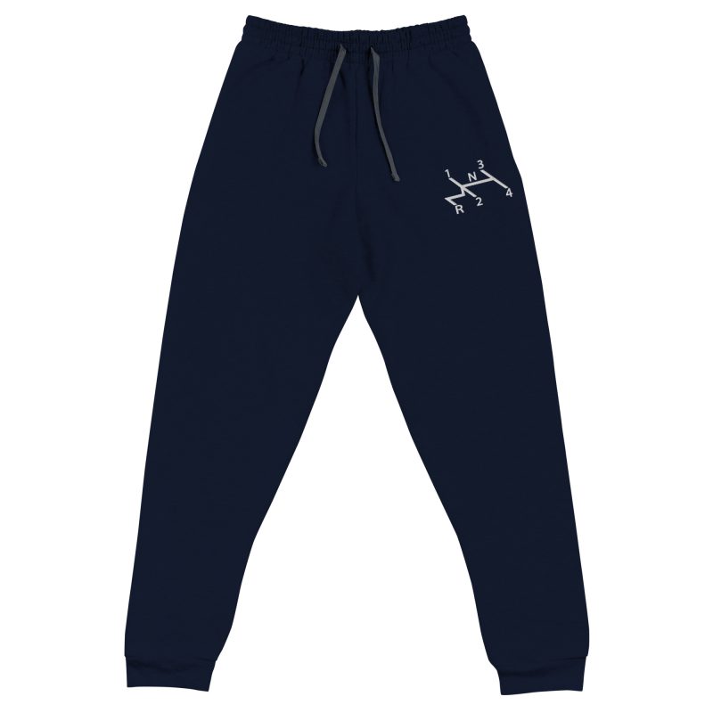 Aircooled Stick Shift Diagram Embroidered Unisex Joggers