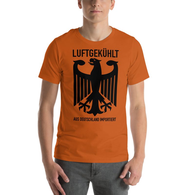 Luftgekühlt Aus Deutschland Importiert / Aircooled Imported from Germany Unisex t-shirt - Image 16