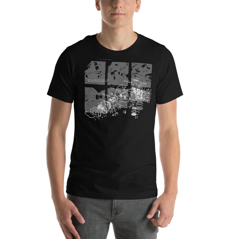 Aircooled Engine Made in Germany Unisex t-shirt - Image 19