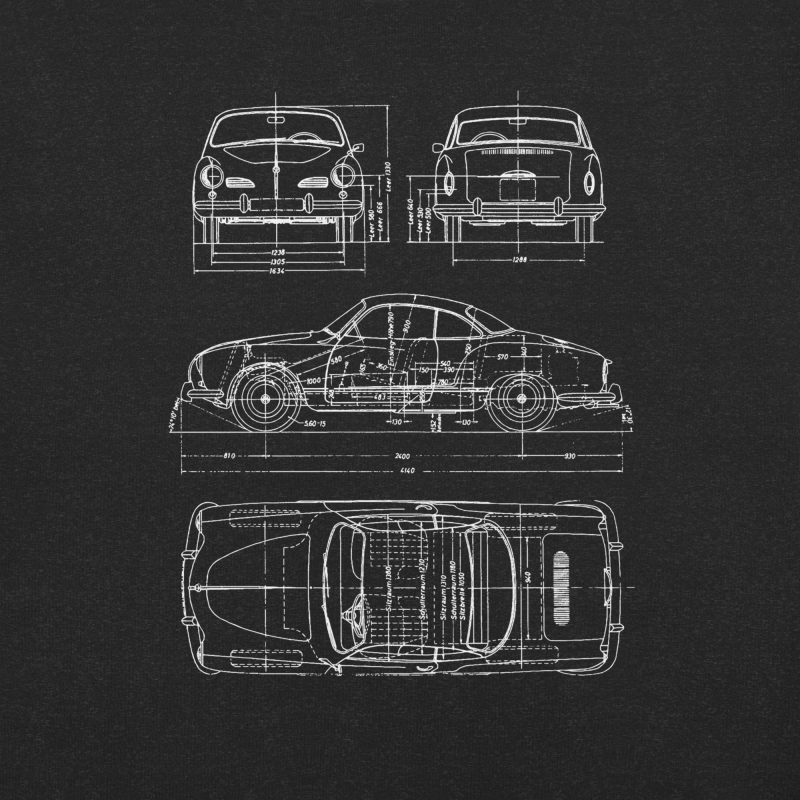 Ghia Blueprint Unisex t-shirt - Image 7