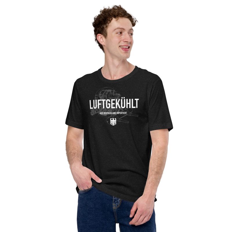 Luftgekühlt Aus Deutschland Importiert / Aircooled Imported from Germany Unisex t-shirt - Image 2