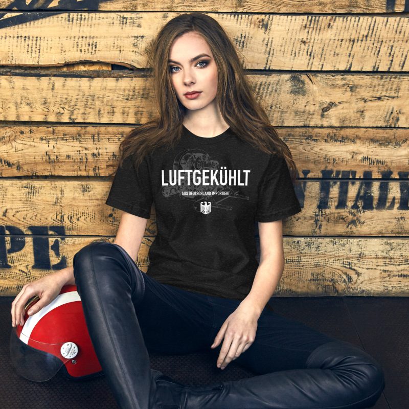 Luftgekühlt Aus Deutschland Importiert / Aircooled Imported from Germany Unisex t-shirt - Image 8