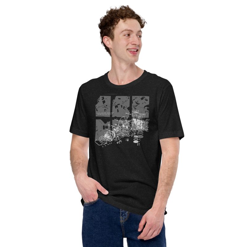 Aircooled Engine Made in Germany Unisex t-shirt - Image 4