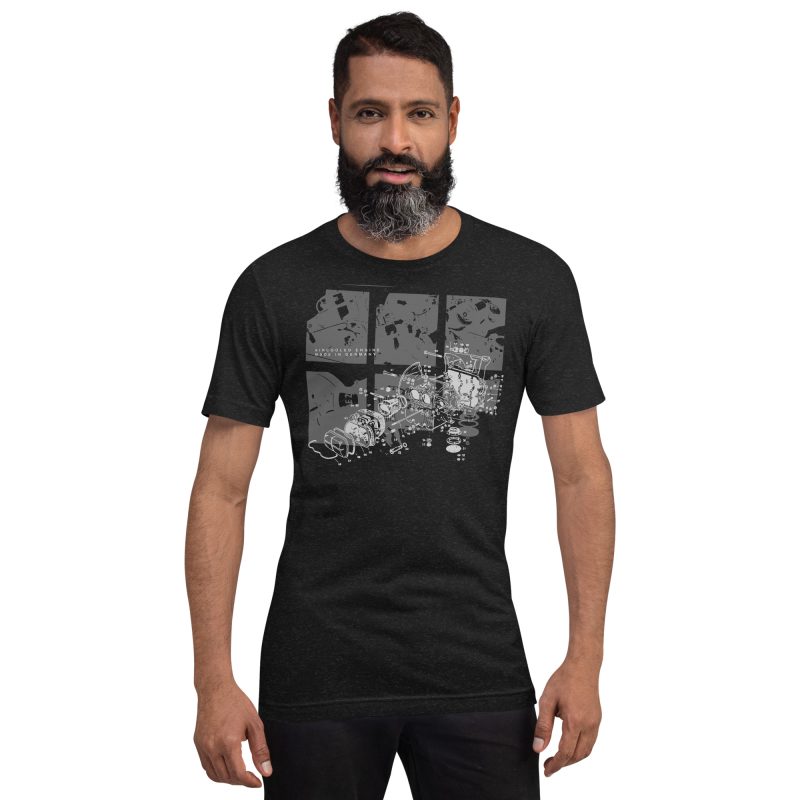 Aircooled Engine Made in Germany Unisex t-shirt - Image 6
