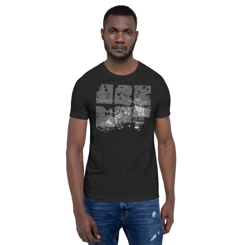 Aircooled Engine Made in Germany Unisex t-shirt - Image 10