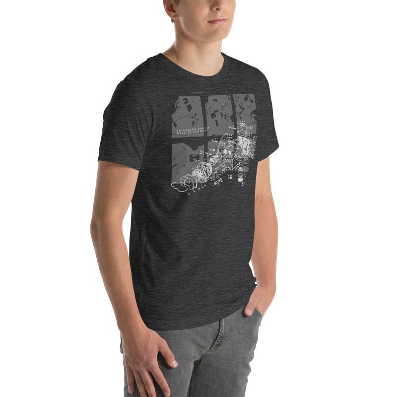 Aircooled Engine Made in Germany Unisex t-shirt - Image 48