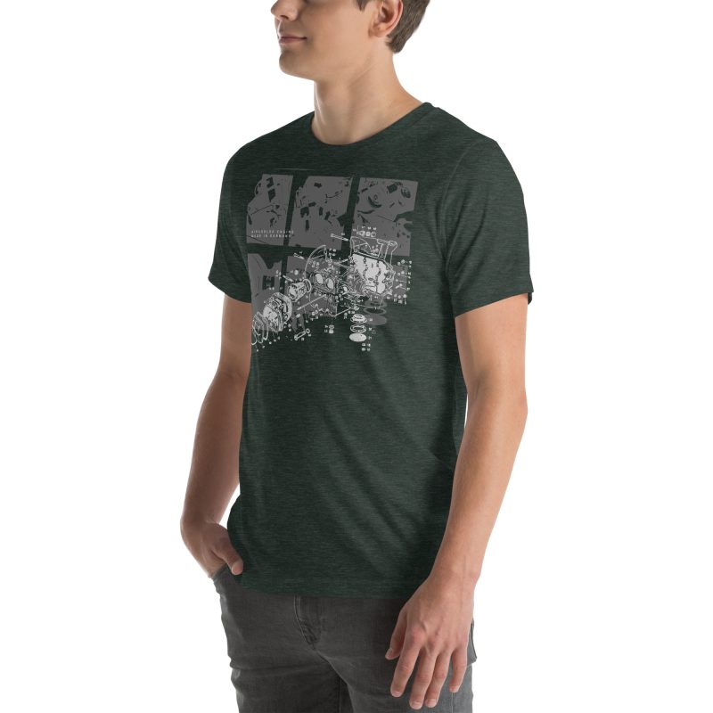 Aircooled Engine Made in Germany Unisex t-shirt - Image 40