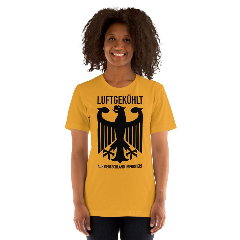 Luftgekühlt Aus Deutschland Importiert / Aircooled Imported from Germany Unisex t-shirt - Image 8