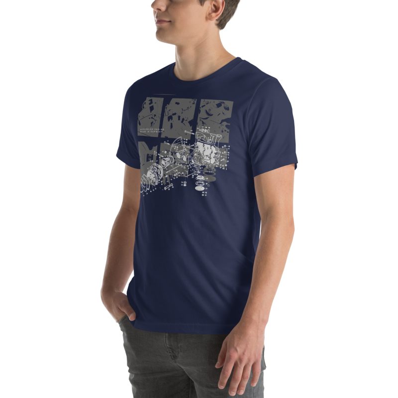 Aircooled Engine Made in Germany Unisex t-shirt - Image 28