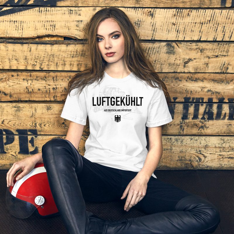 Luftgekühlt Aus Deutschland Importiert / Aircooled Imported from Germany Unisex t-shirt - Image 6