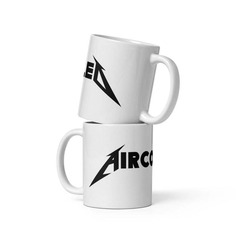 Aircooled Heavy Metal White glossy mug - Image 2