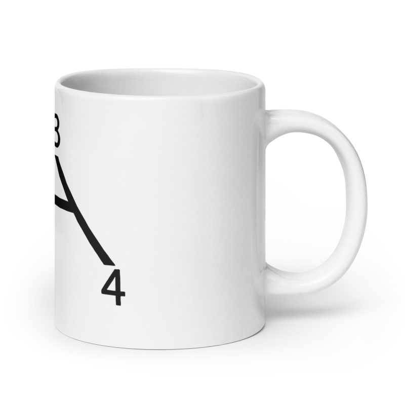 Aircooled Stick Shift Diagram White glossy mug - Image 7