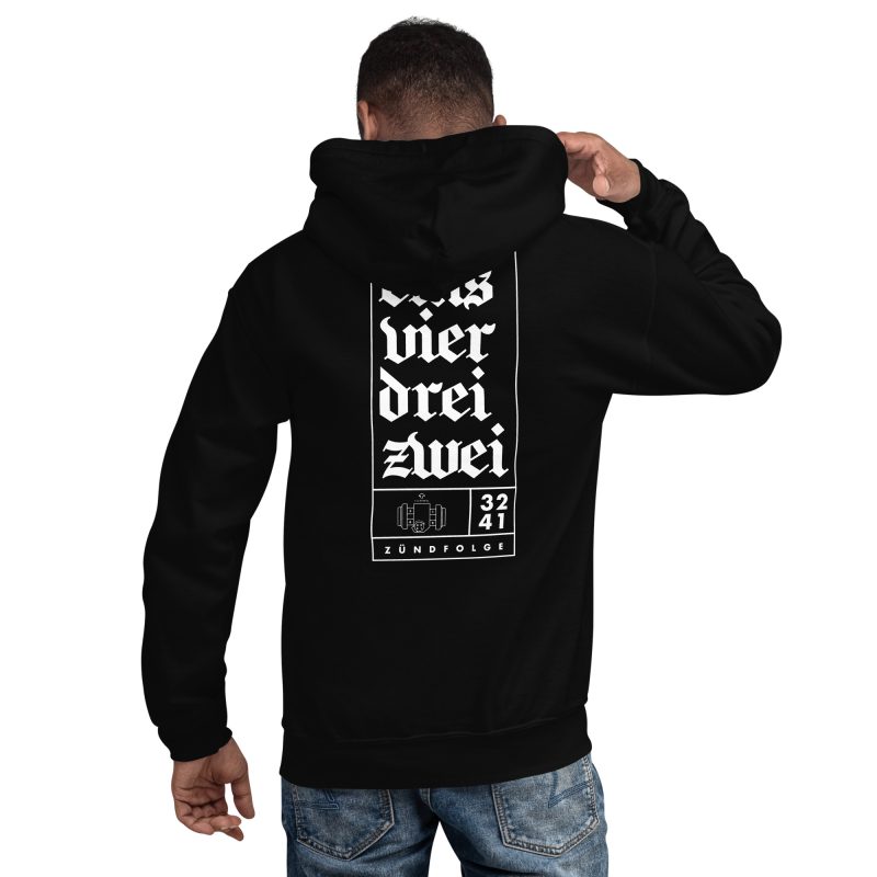 1-4-3-2 Zündfolge Unisex Hoodie - Image 4