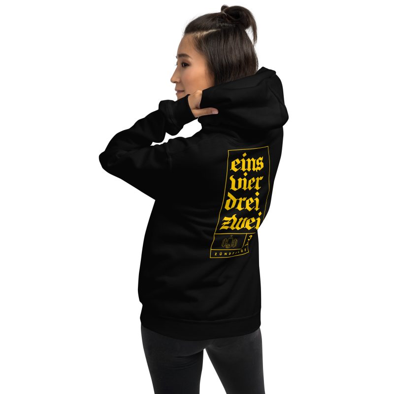 1-4-3-2 Zündfolge Badge Unisex Hoodie - Image 10