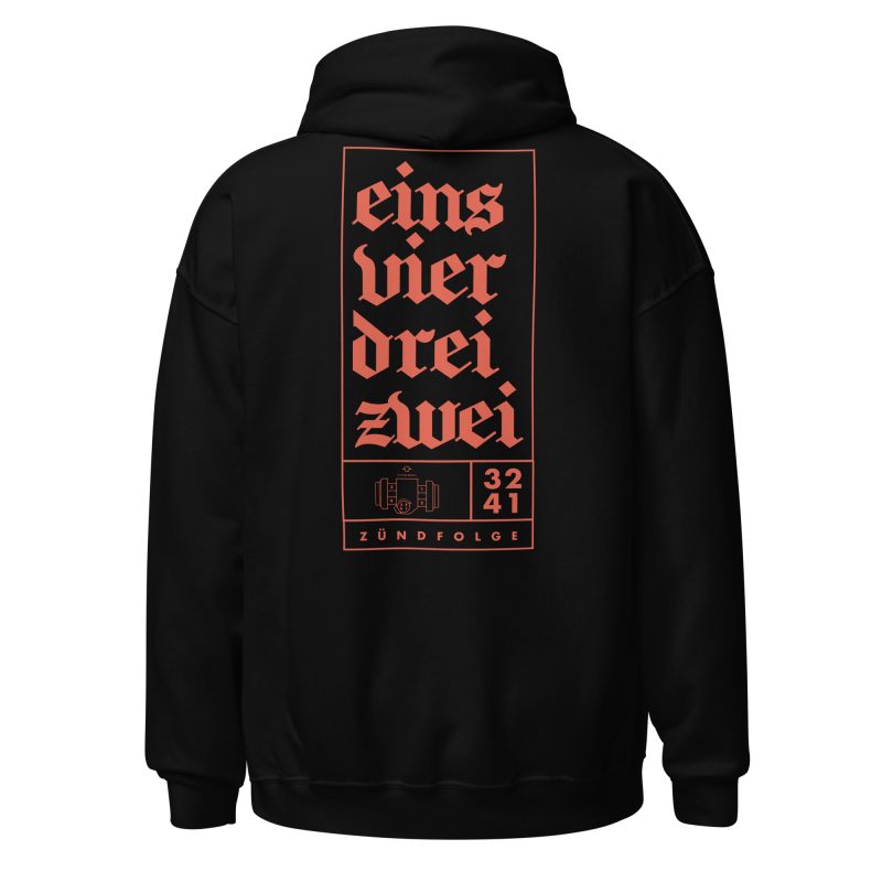 1-4-3-2 Zündfolge Unisex Hoodie - Image 3