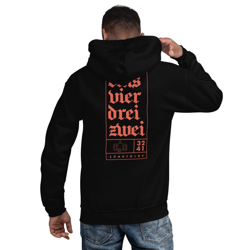 1-4-3-2 Zündfolge Unisex Hoodie - Image 5