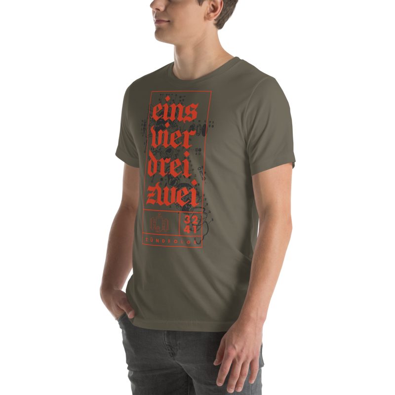 1-4-3-2 Zündfolge Unisex t-shirt - Image 69