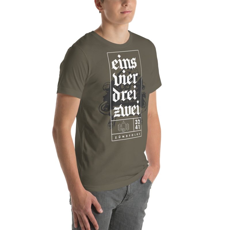1-4-3-2 Zündfolge Unisex t-shirt - Image 72