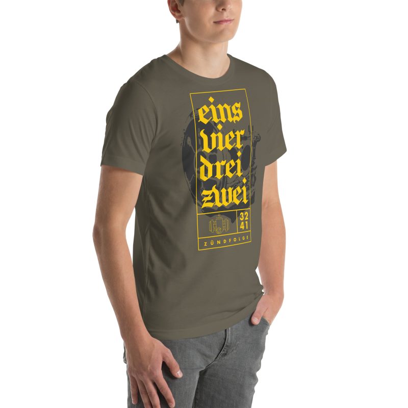 1-4-3-2 Zündfolge Unisex t-shirt - Image 77