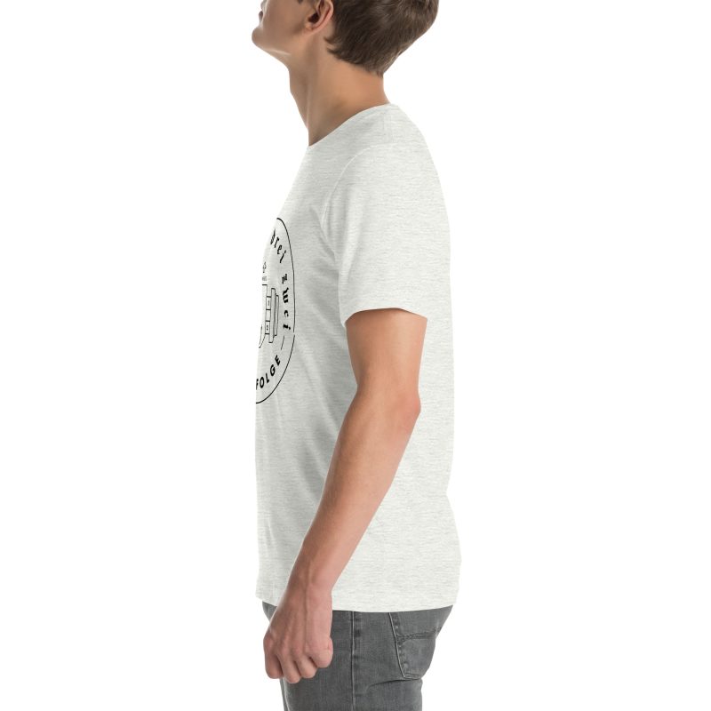 1-4-3-2 Zündfolge Badge Black Unisex t-shirt - Image 108