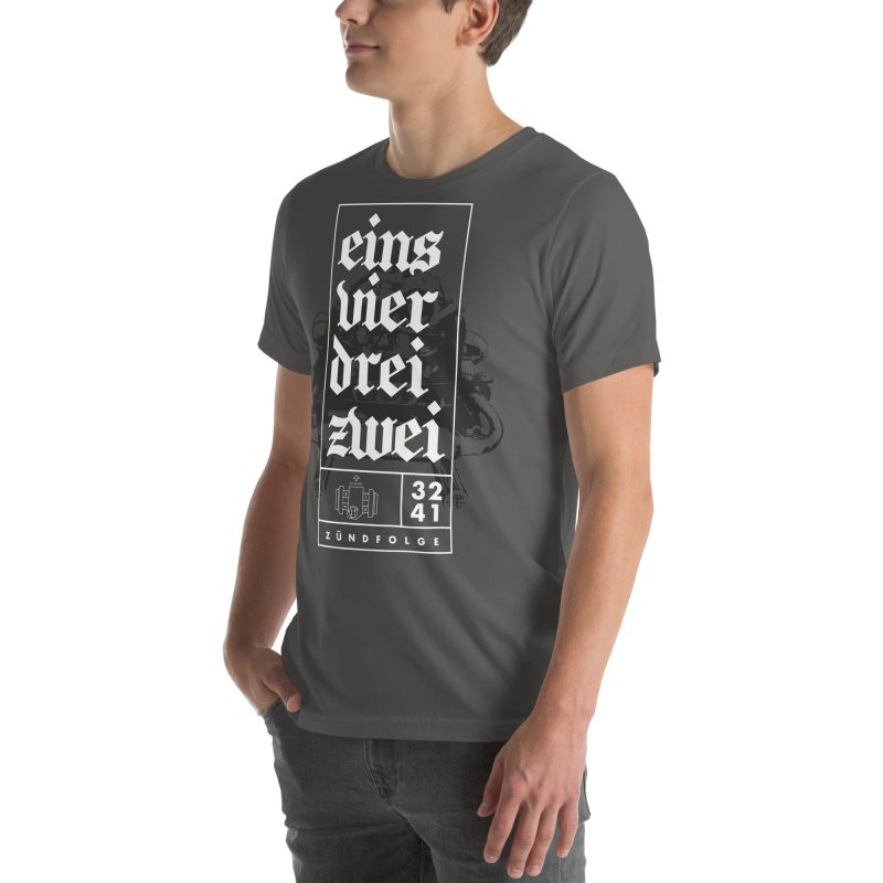 1-4-3-2 Zündfolge Unisex t-shirt - Image 64