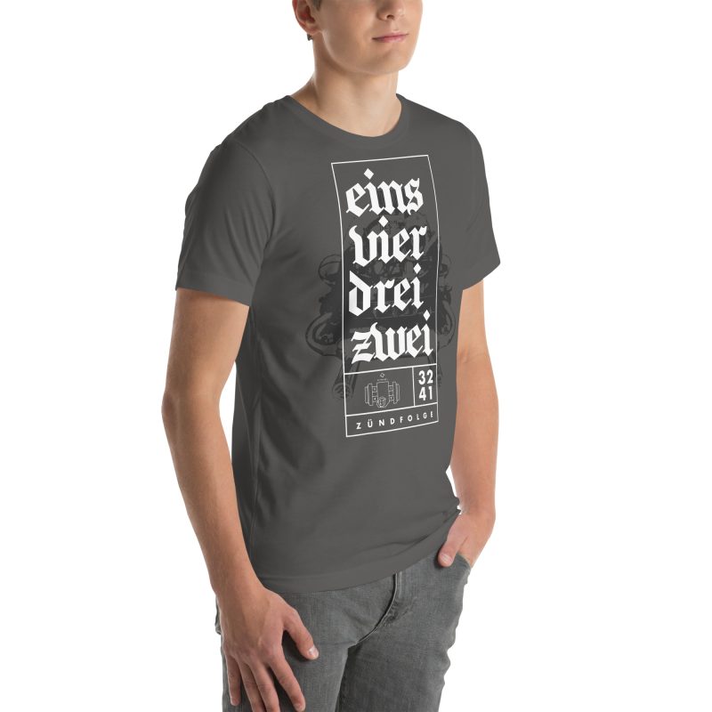 1-4-3-2 Zündfolge Unisex t-shirt - Image 66