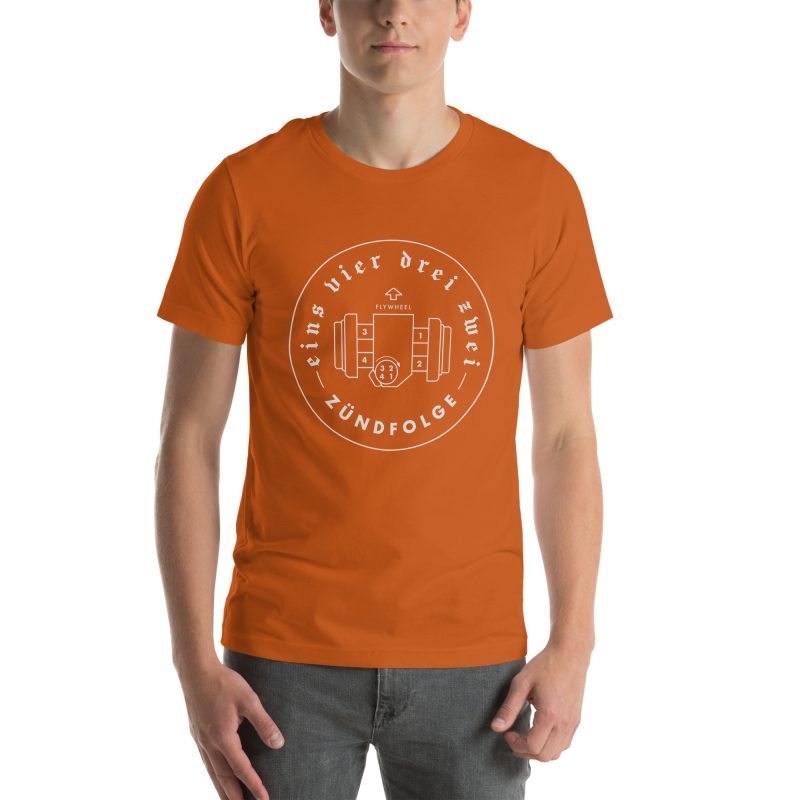 1-4-3-2 Zündfolge Badge Unisex t-shirt - Image 66