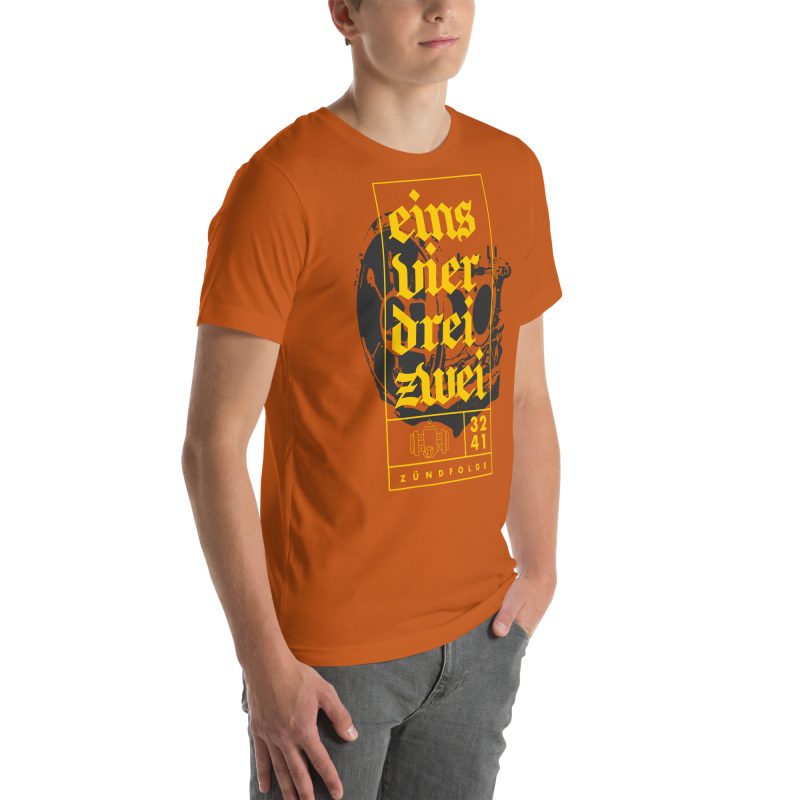 1-4-3-2 Zündfolge Unisex t-shirt - Image 89