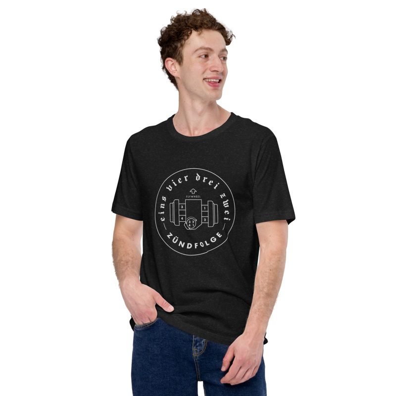 1-4-3-2 Zündfolge Badge Unisex t-shirt - Image 5