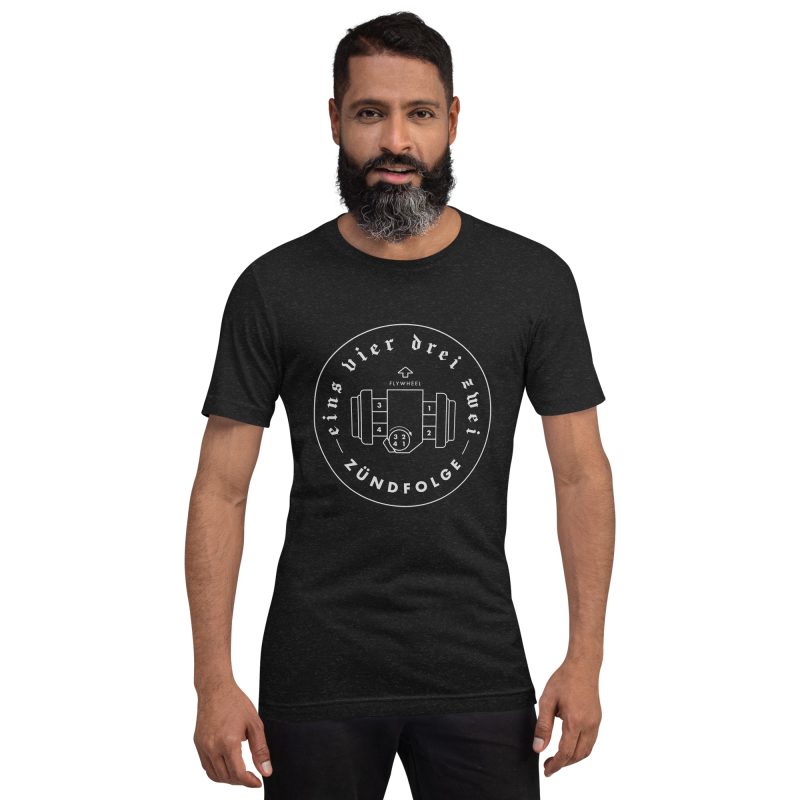 1-4-3-2 Zündfolge Badge Unisex t-shirt - Image 6