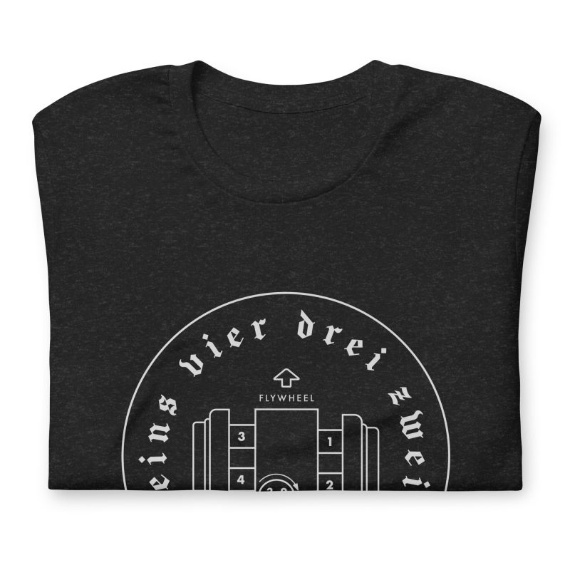 1-4-3-2 Zündfolge Badge Unisex t-shirt - Image 7