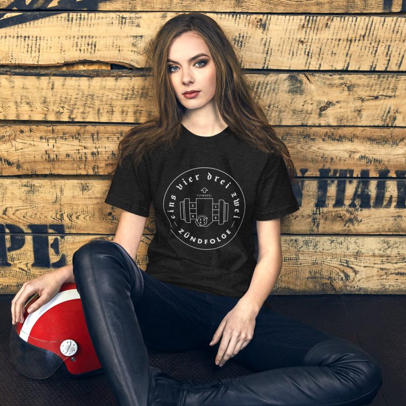 1-4-3-2 Zündfolge Badge Unisex t-shirt - Image 10
