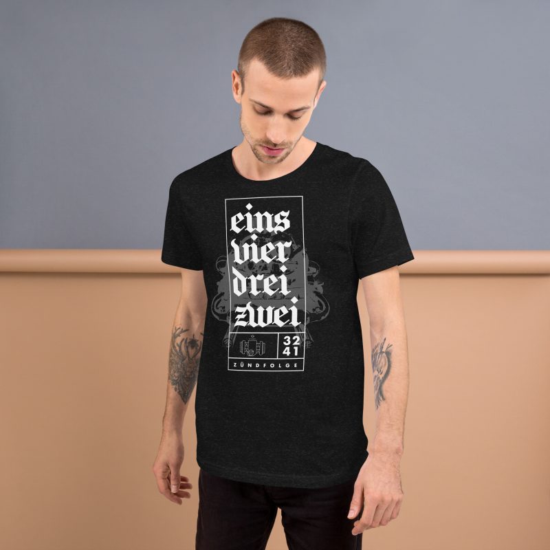 1-4-3-2 Zündfolge Unisex t-shirt - Image 3