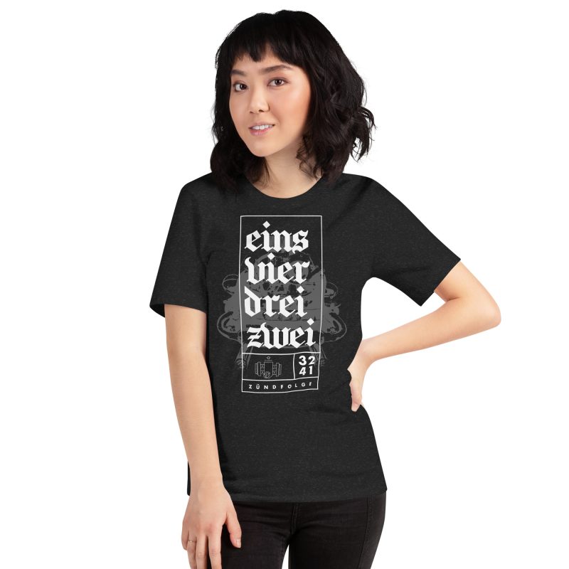 1-4-3-2 Zündfolge Unisex t-shirt - Image 5