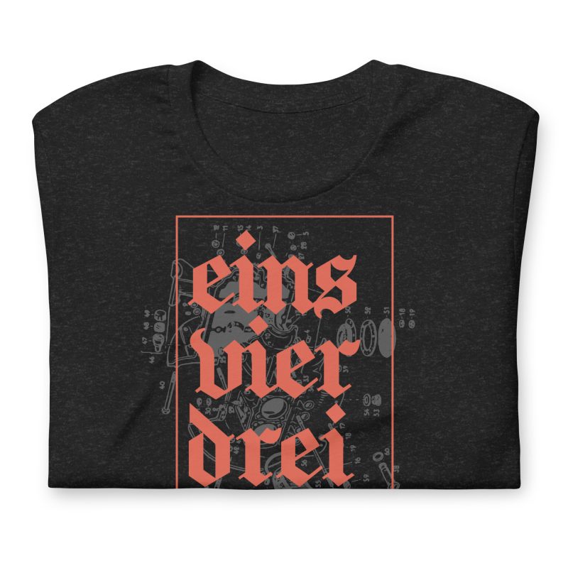 1-4-3-2 Zündfolge Unisex t-shirt - Image 4