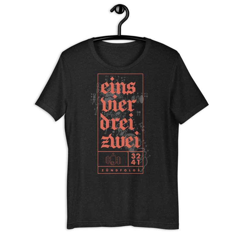 1-4-3-2 Zündfolge Unisex t-shirt - Image 10
