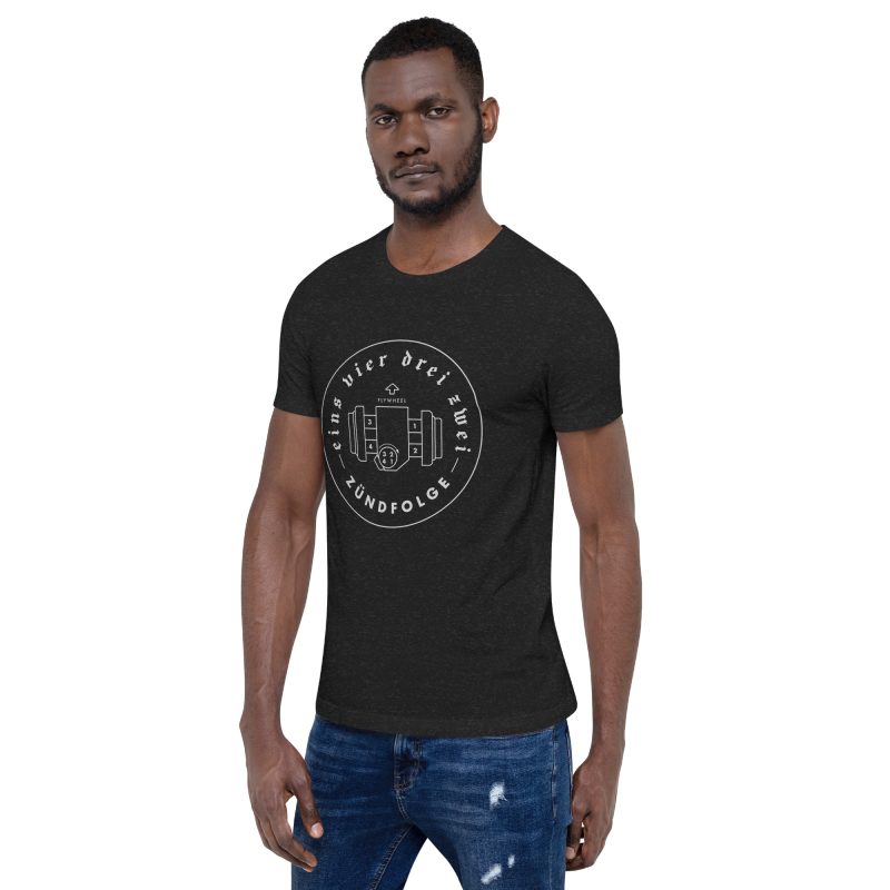 1-4-3-2 Zündfolge Badge Unisex t-shirt - Image 8