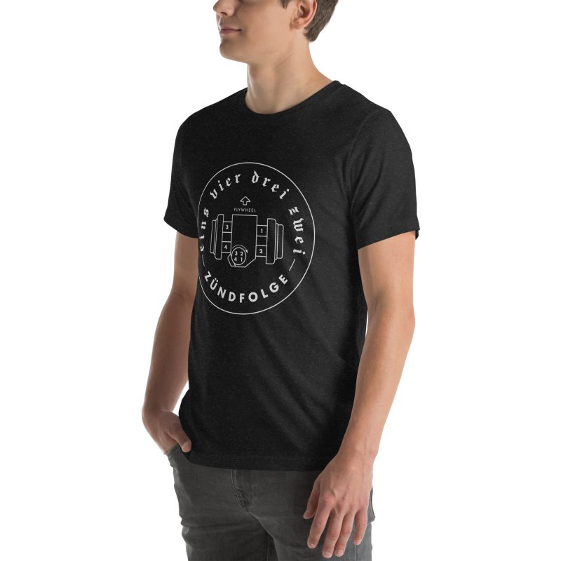 1-4-3-2 Zündfolge Badge Unisex t-shirt - Image 15