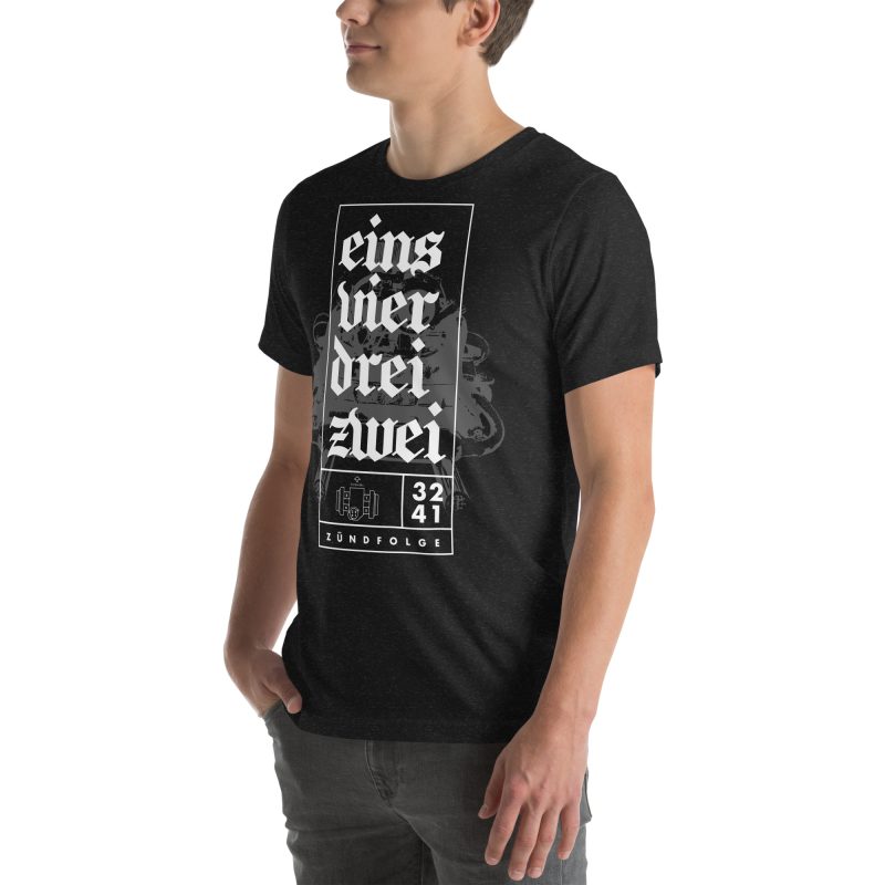 1-4-3-2 Zündfolge Unisex t-shirt - Image 10
