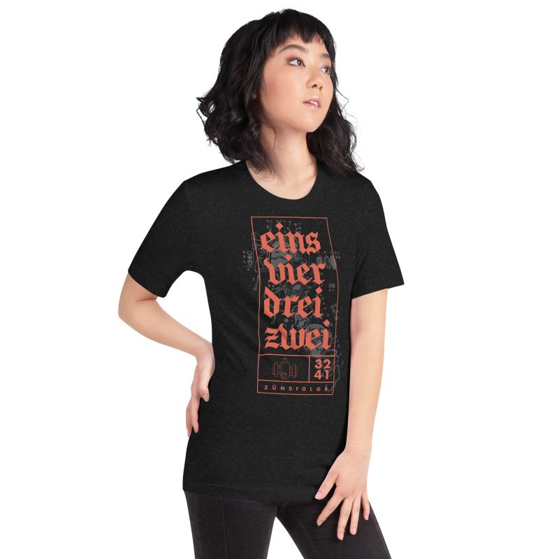 1-4-3-2 Zündfolge Unisex t-shirt - Image 8