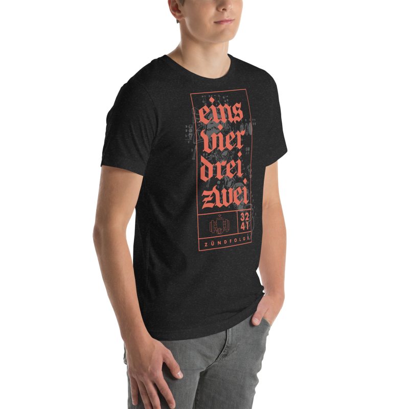 1-4-3-2 Zündfolge Unisex t-shirt - Image 17