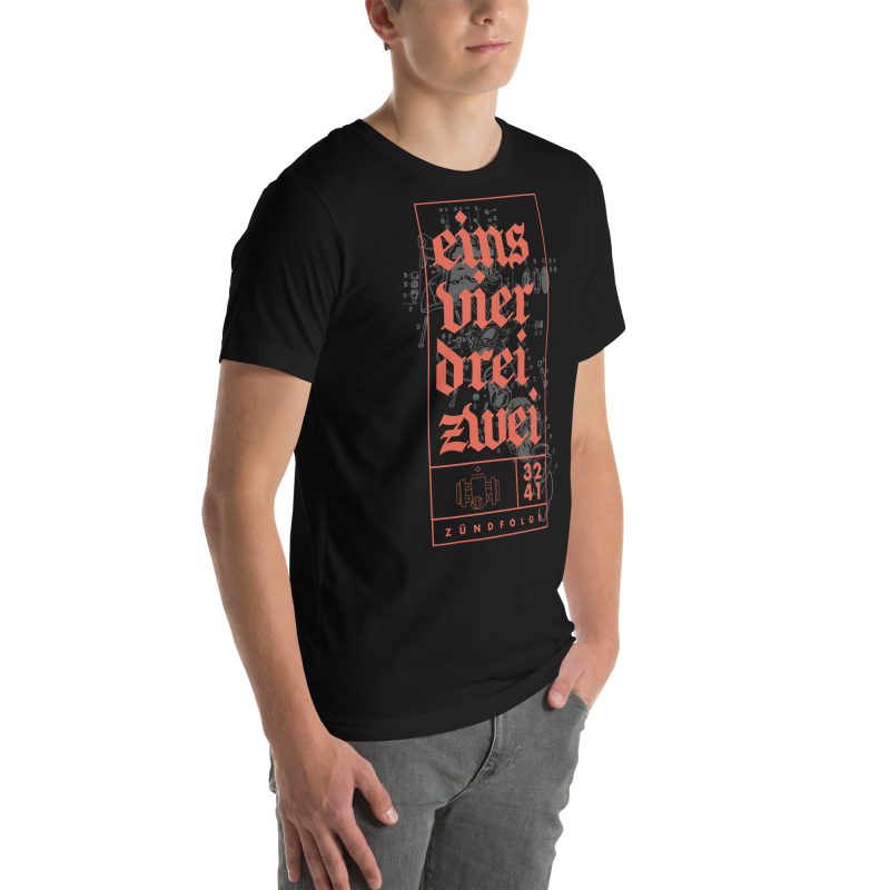 1-4-3-2 Zündfolge Unisex t-shirt - Image 23