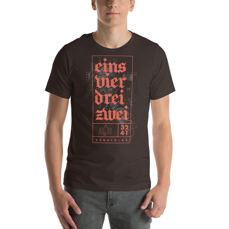 1-4-3-2 Zündfolge Unisex t-shirt - Image 36