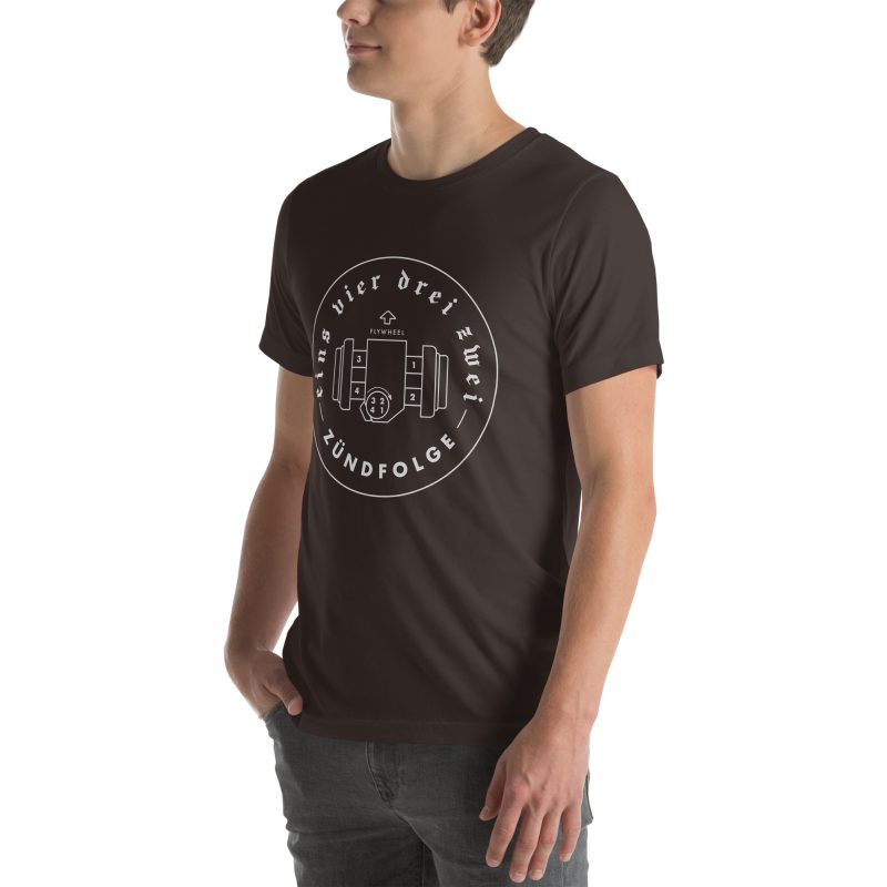 1-4-3-2 Zündfolge Badge Unisex t-shirt - Image 33