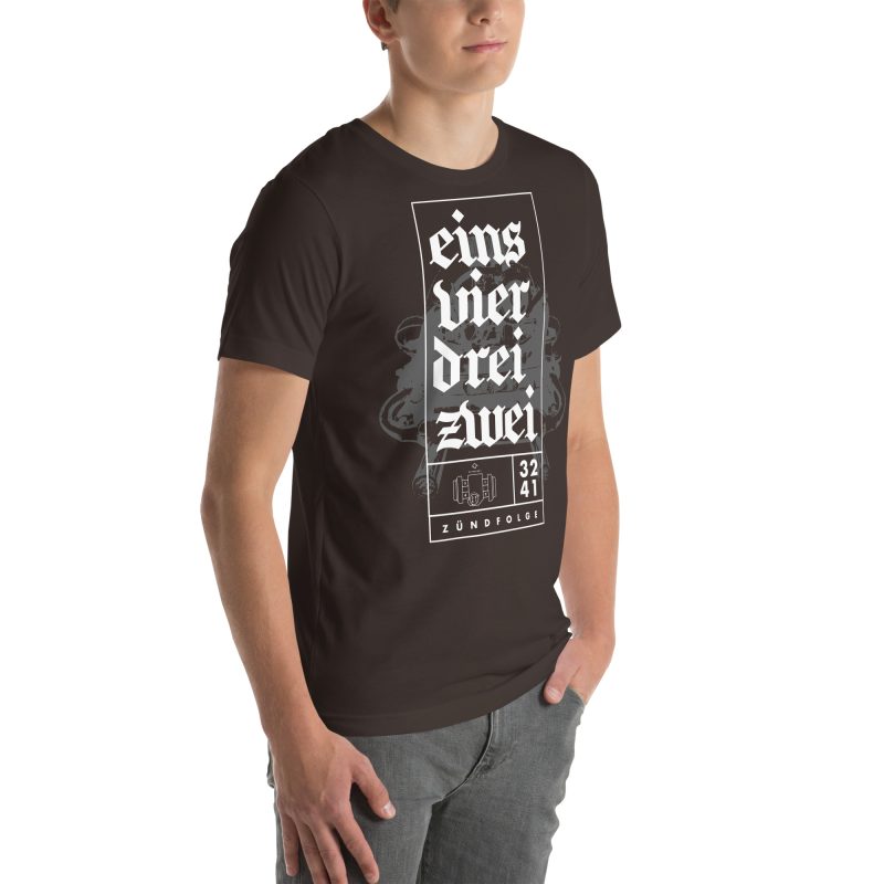 1-4-3-2 Zündfolge Unisex t-shirt - Image 36