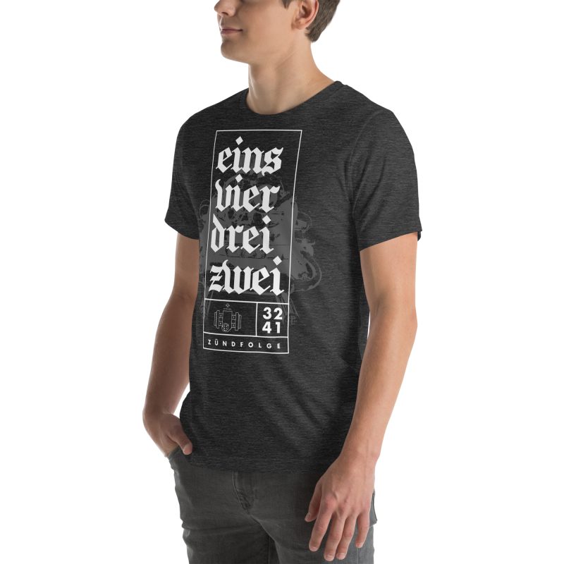 1-4-3-2 Zündfolge Unisex t-shirt - Image 58